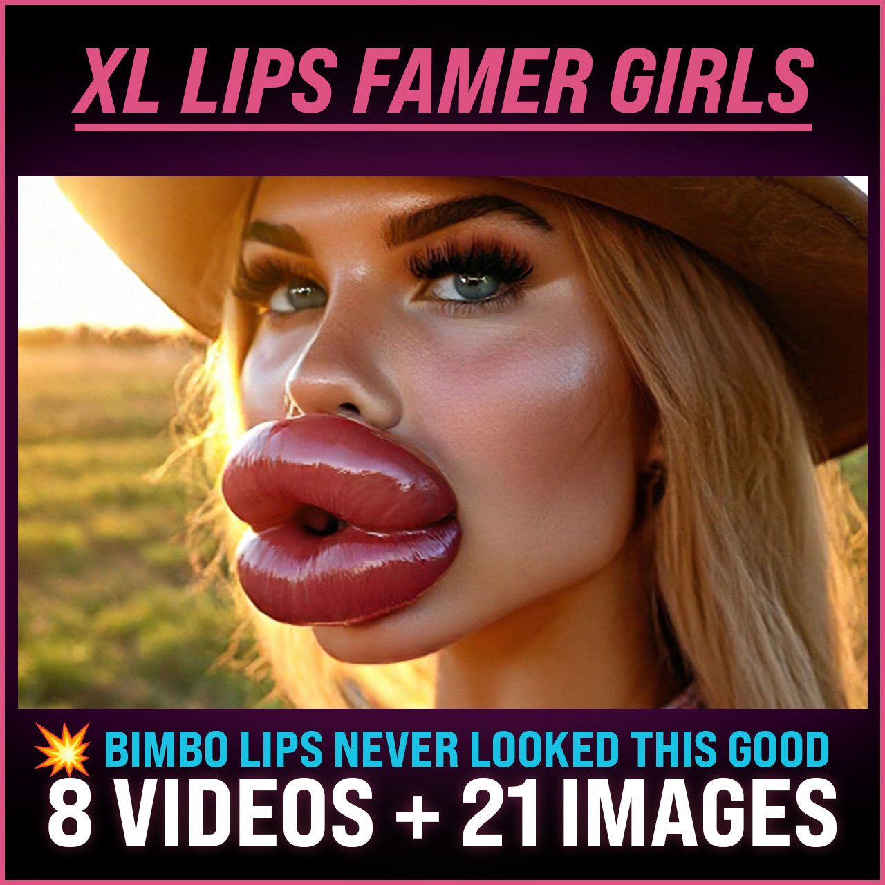 XL BIMBO LIPS FARMER GIRLS
