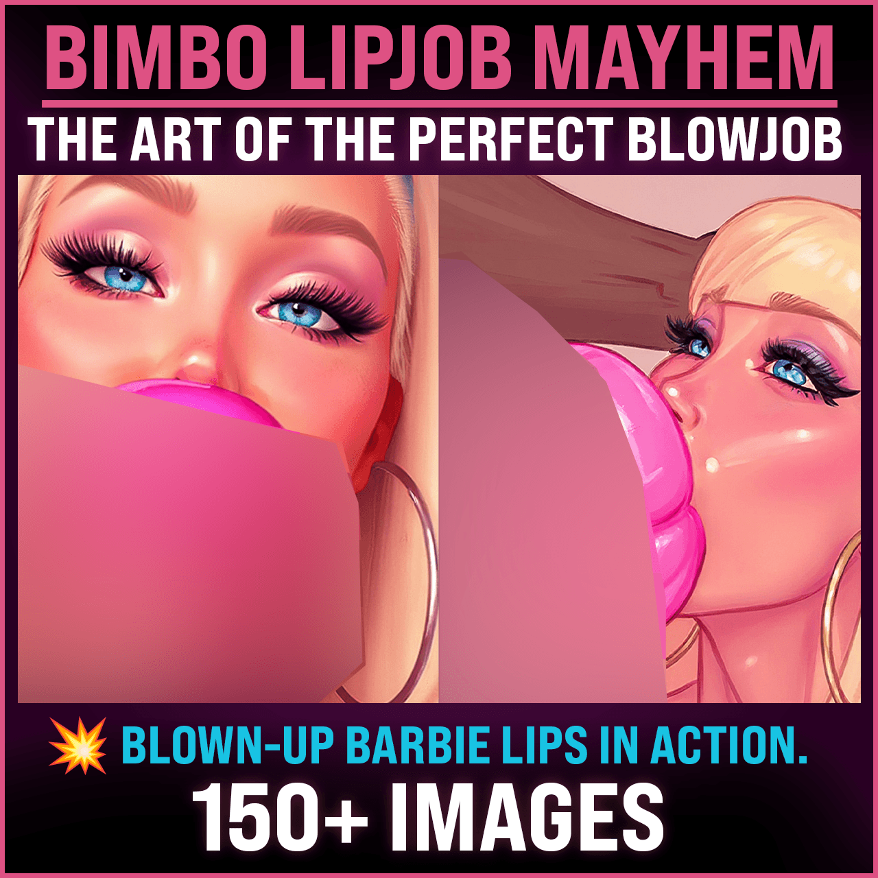 BIMBO LIPJOB MAYHEM  BARBIE LIPS IN ACTION