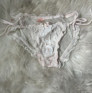 Panties With Sheer Back