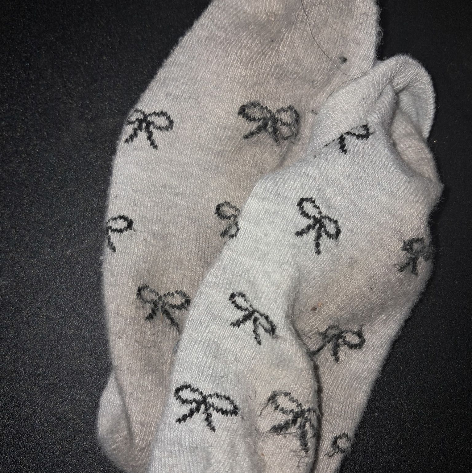 Bow socks worn for 3 12 hour shifts