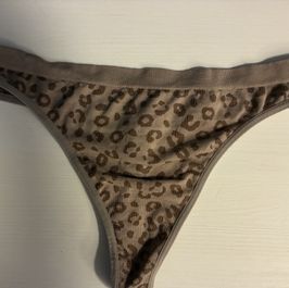 Pre worn Leopard Print Thongs