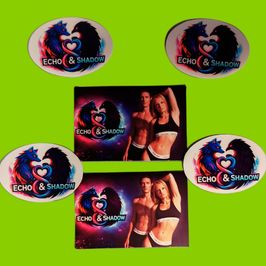 Equestrian and Park Ranger Couple Stickers