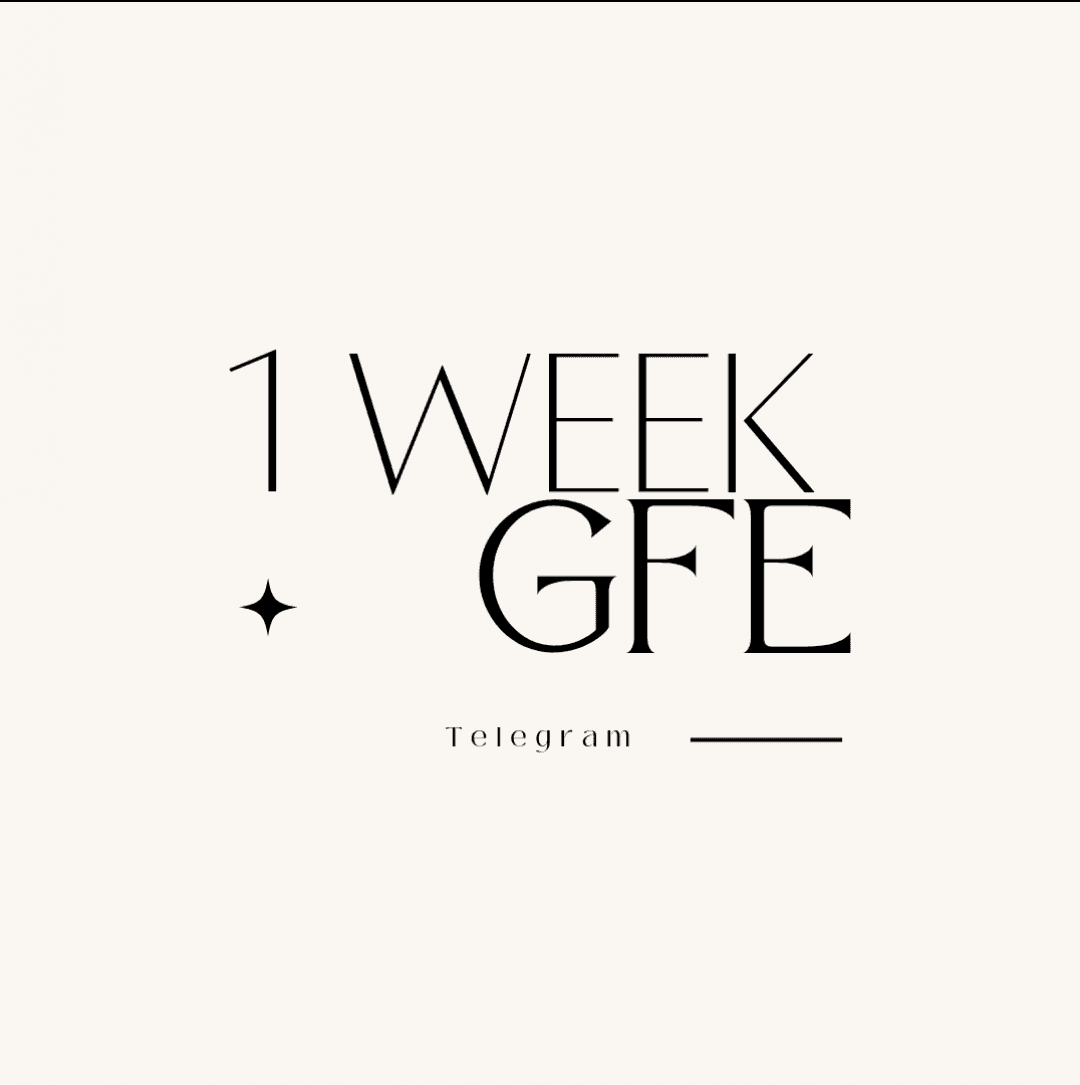 1Week GFE on Telegram