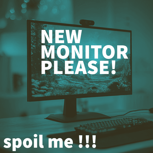 SPOIL ME A NEW MONITOR