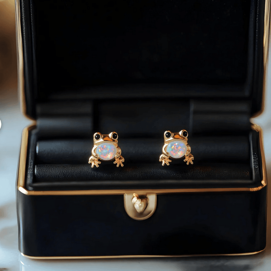 Frog earrings for Me