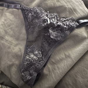 Grey thong