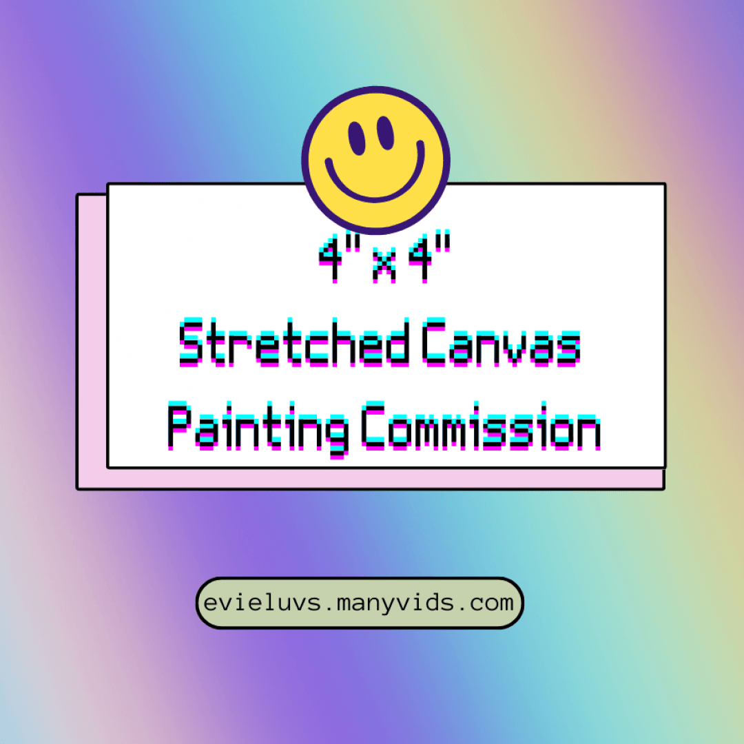 Mini Rectangular Custom Painting