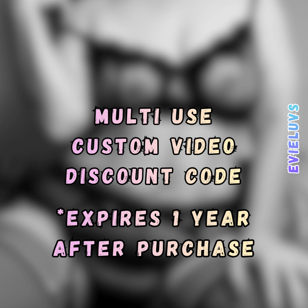 Exclusive Year Long Custom Video Discount Pass