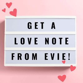 02 A Love Note and Custom Autographed Photo From Evie