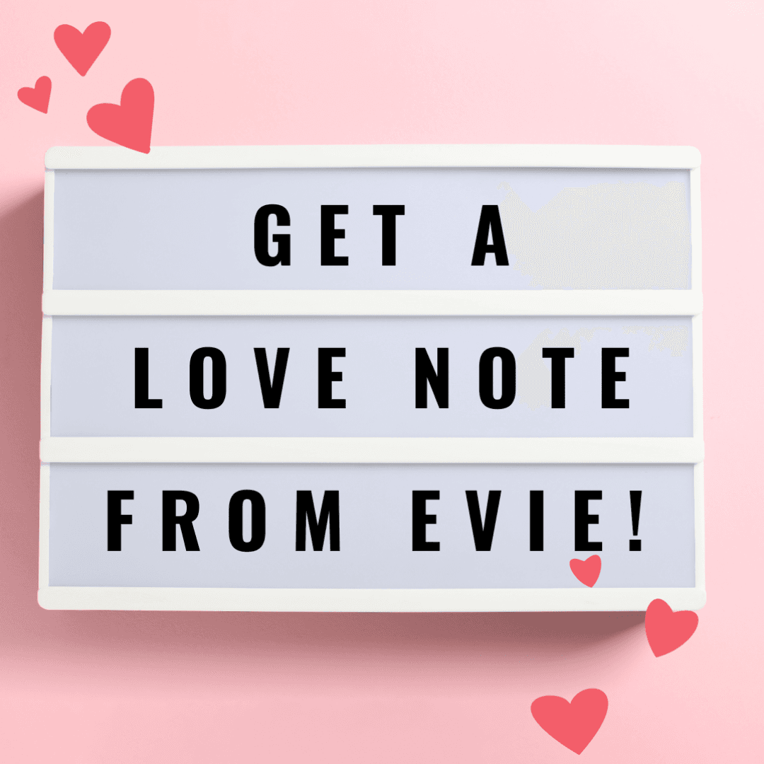 02 A Love Note and Custom Autographed Photo From Evie