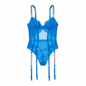 Demi Teddy with Shine Straps  Garters