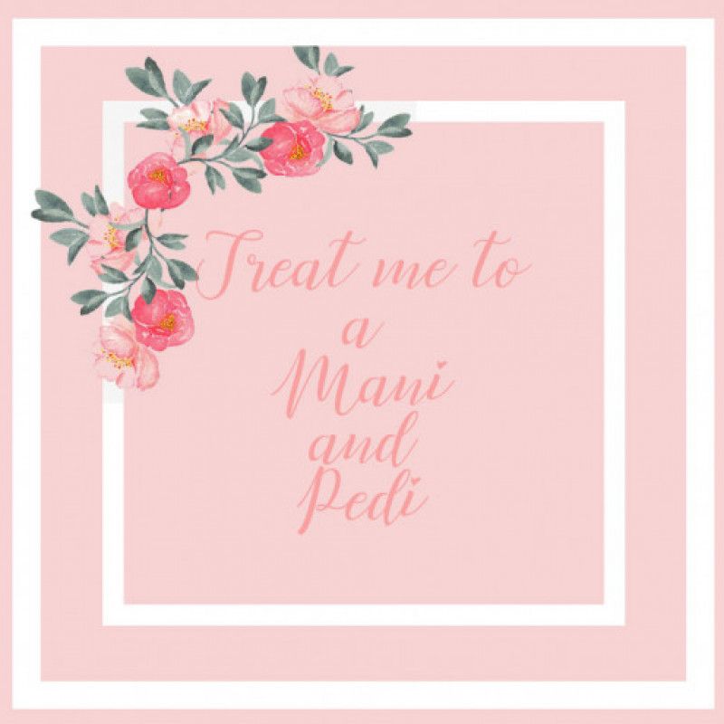 Spoil me: Manicure and Pedicure