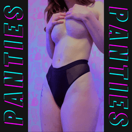 Black Mesh Panty