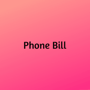 Phone Bill