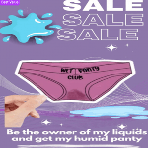 My wet panties for you