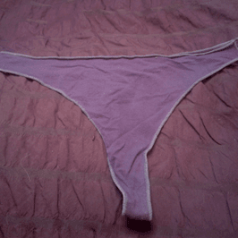 Purple Jersey Thong