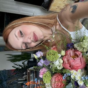 flowers for a redhead