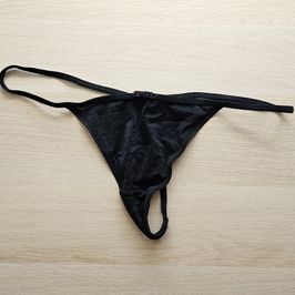Satin thongs