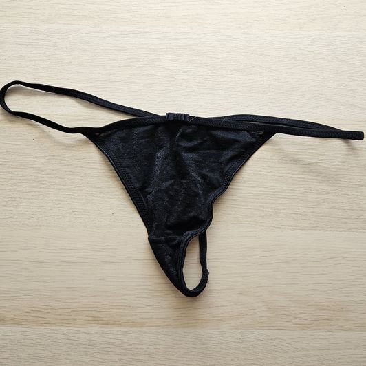 Satin thongs