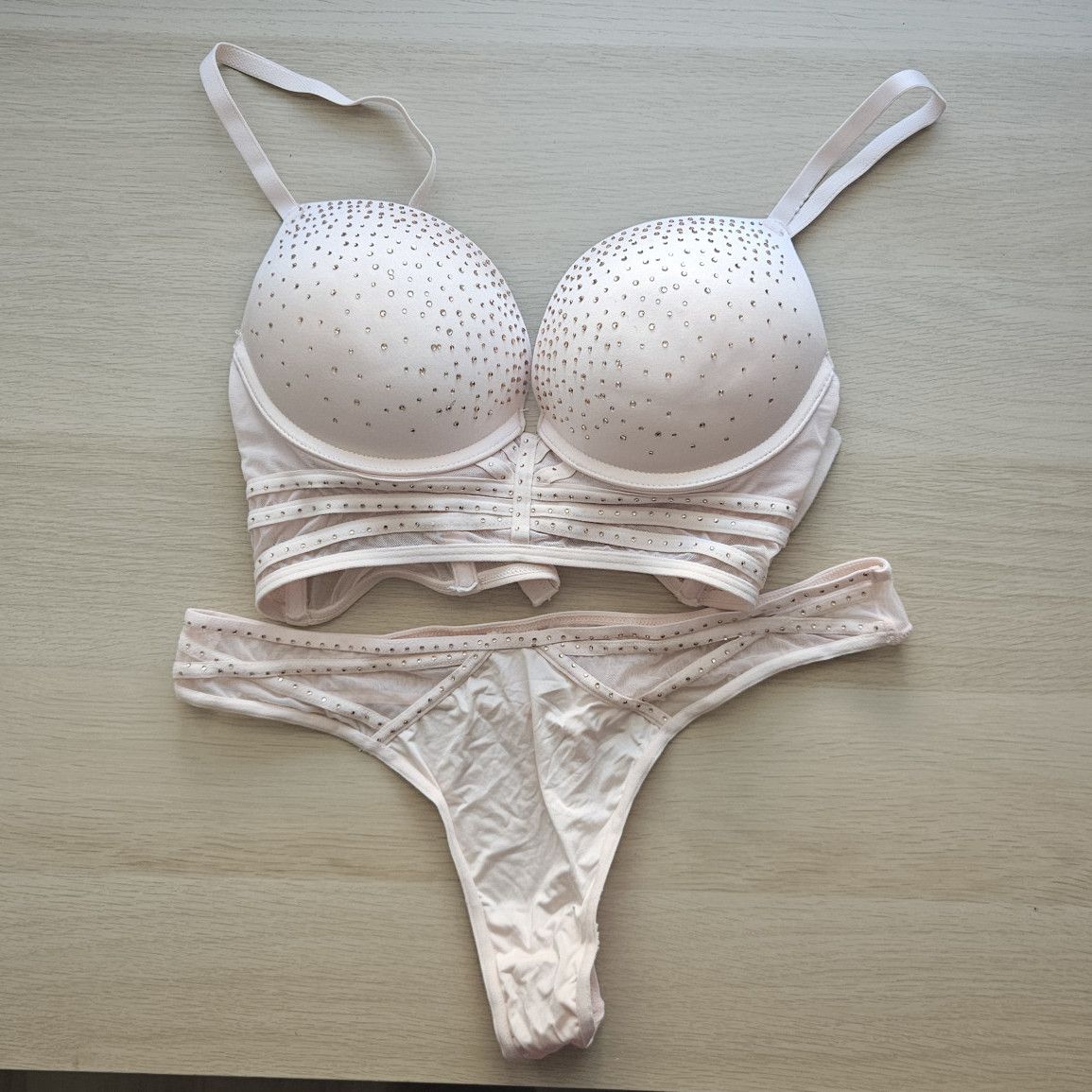 Peach Lingerie Set