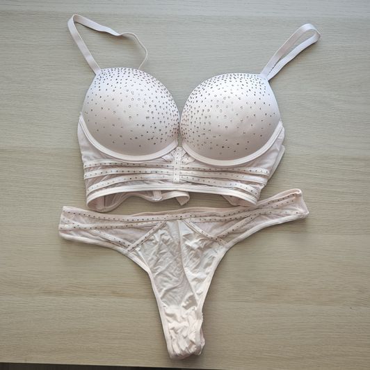 Peach Lingerie Set