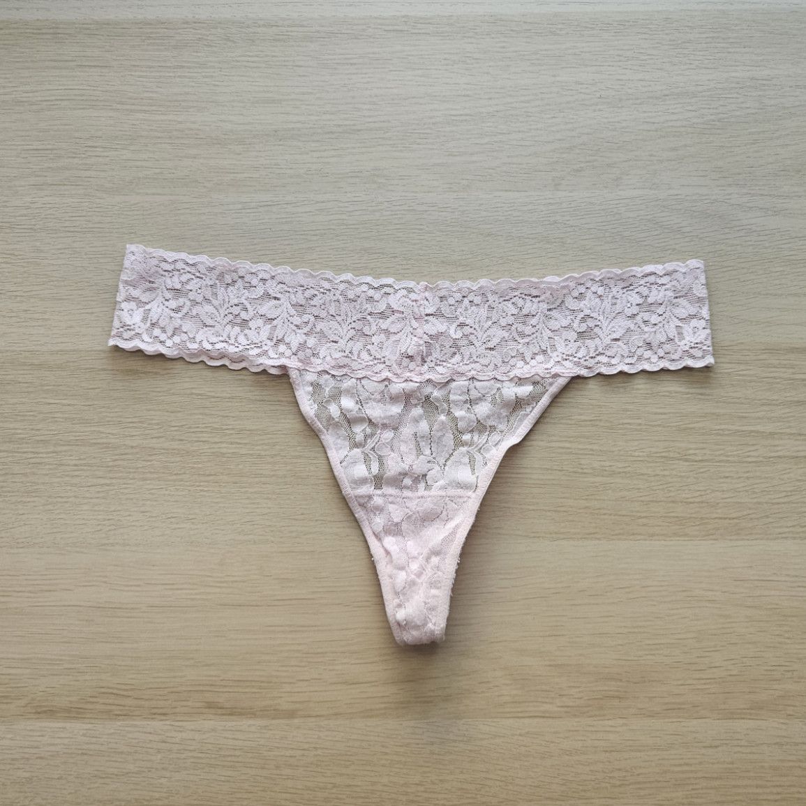 Pink Lace Thongs