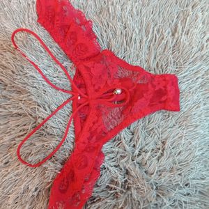 Red panties