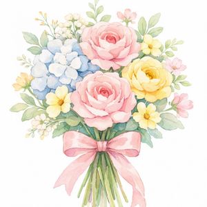 For a beautiful bouquet of flowers