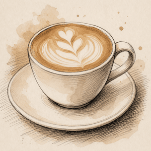 Treat me to a cup of coffee
