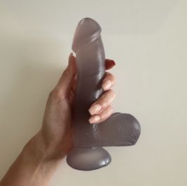 6 Inch light blue dildo