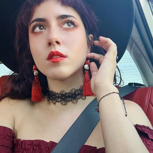 In the car