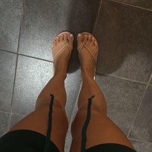 Sock removal and bare sole tease