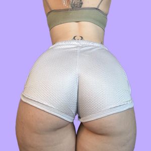 White Gym Shorts