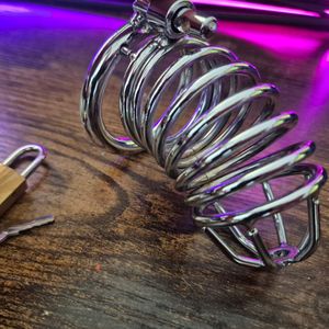 Heavy Metal Spiral Chastity Device