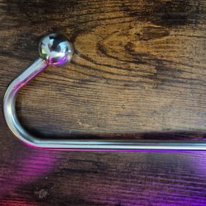 Stainless Steel Chastity Cage with Anal Plug
