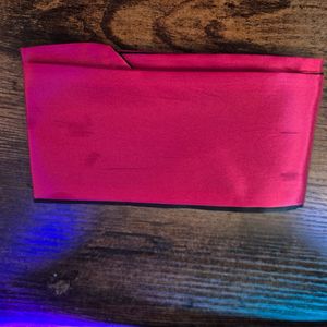 DoubleSided Red  Black Silk Blindfold