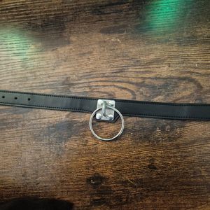 BDSM Slave Collar with Front ORing