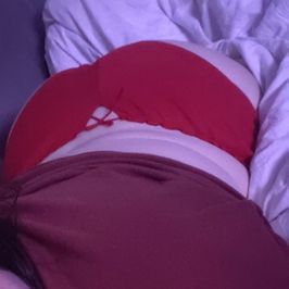 Red Victoria Secret panties