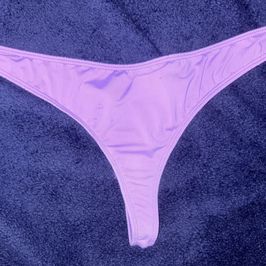 Purple thong