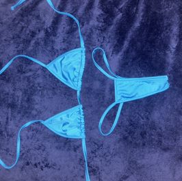 Blue microkini