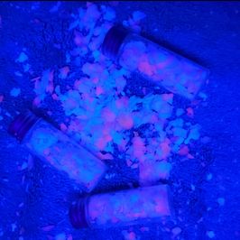 Jar of UV wax