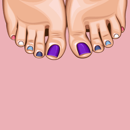 My Pedicure this Month