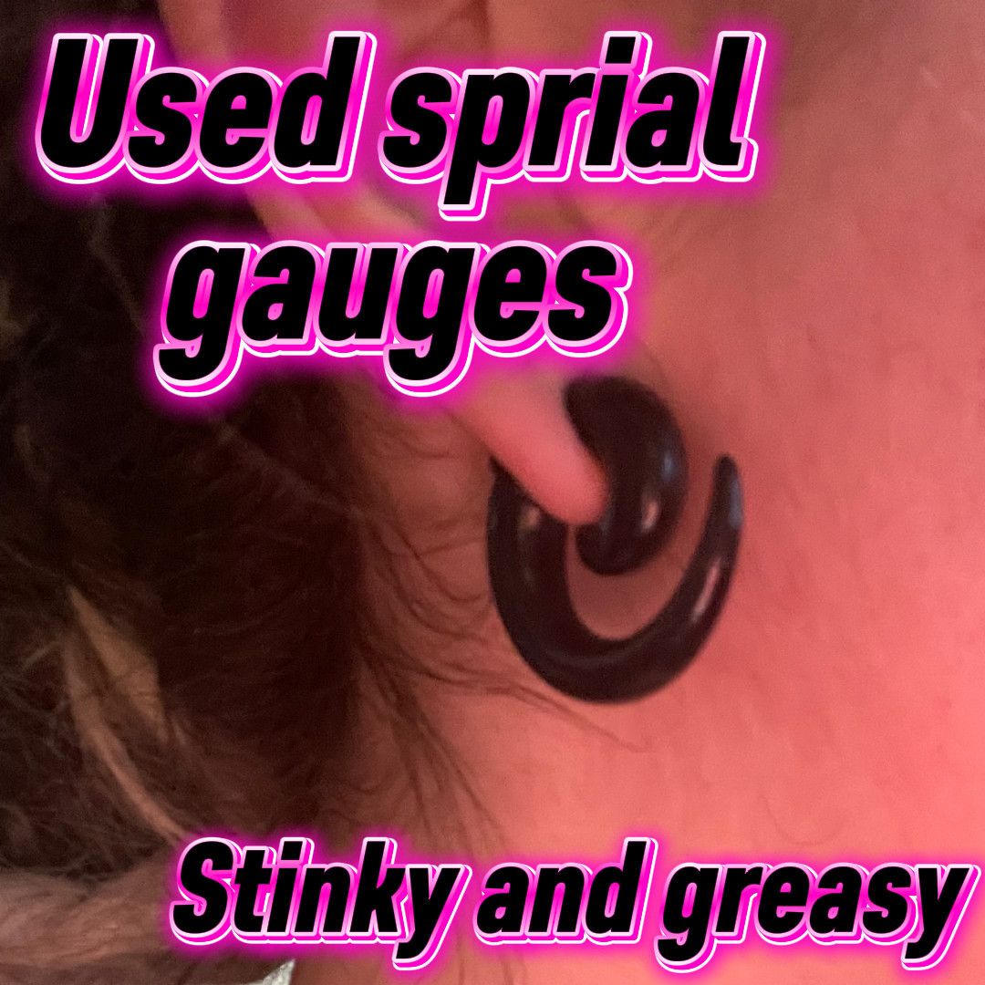 Used stinky and greasy spiral gauges