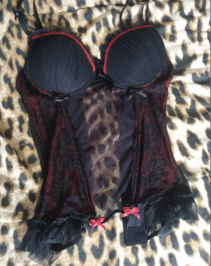 black babydoll nightgown