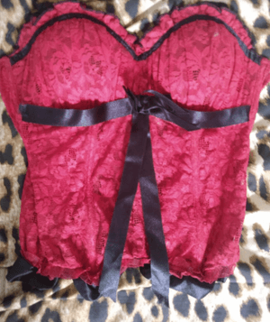 red corset