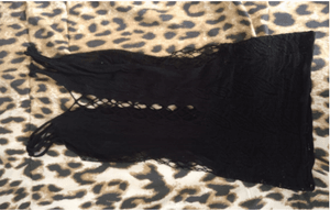 black nightgown