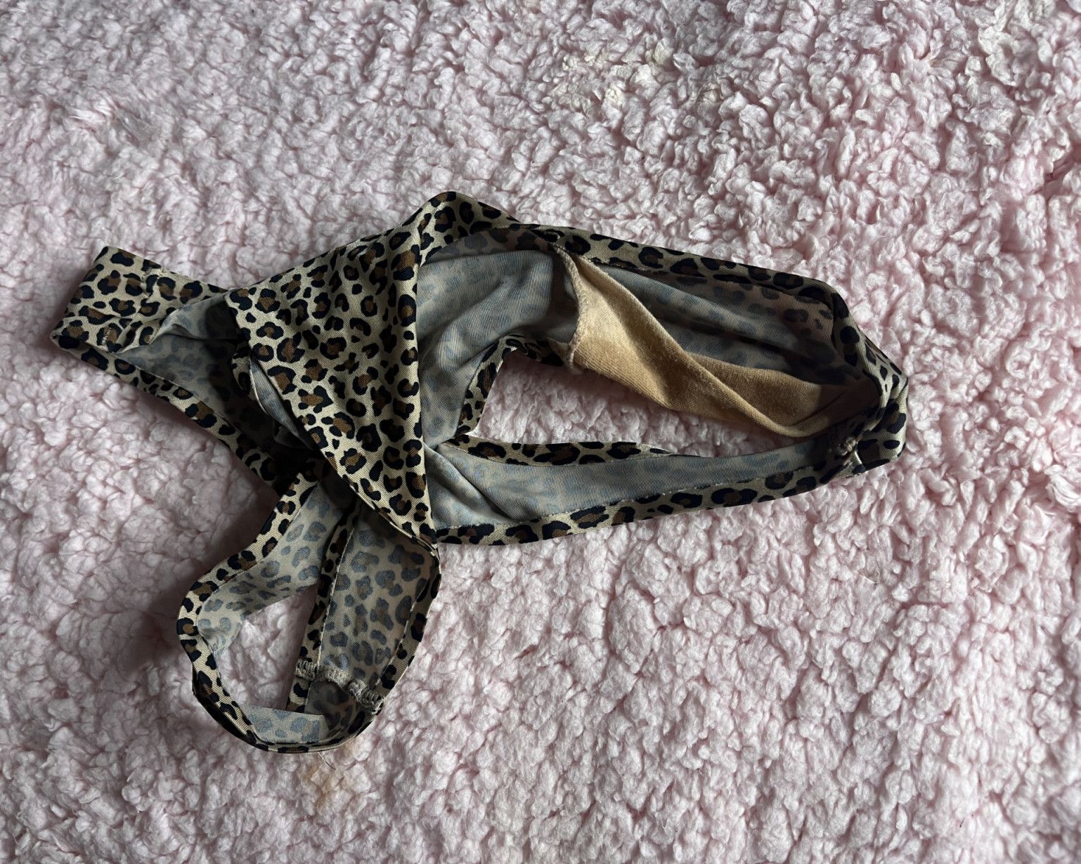 Sexy panties worn while masturbating