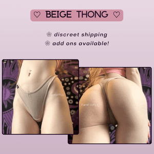 Beige Thong