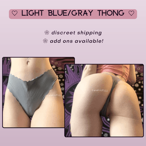 Light Blue Grey Thong