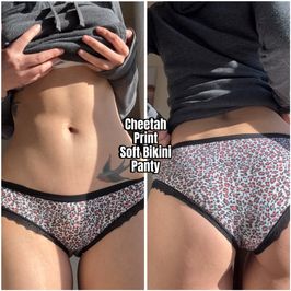 Cheetah Print Soft Bikini Panty